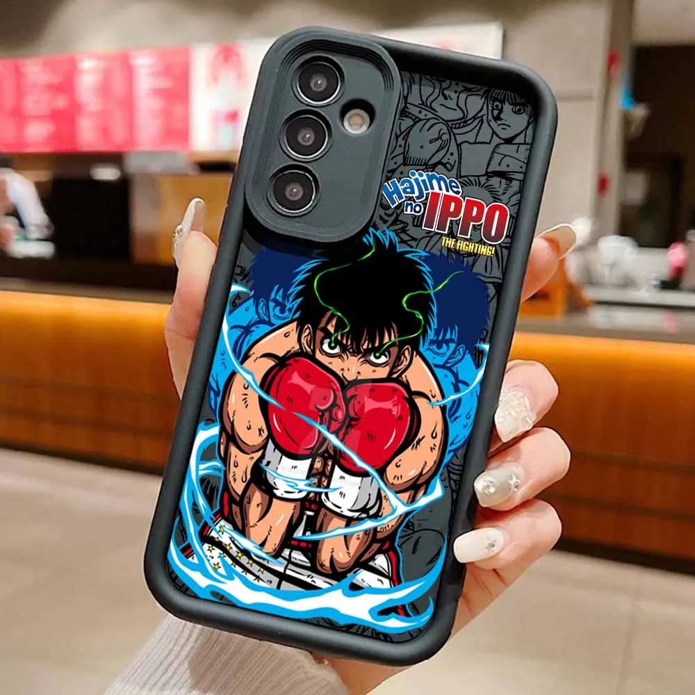 Hajime No Ippo Boxing Themed Silicone Phone Case with Lanyard