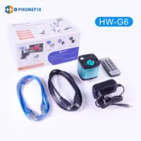 48MP 4K 1080P Industrial Digital USB Output HD Camera + 130X Zoom Lens Cantilever Stand for PCB Soldering Microscope Camera Set 2