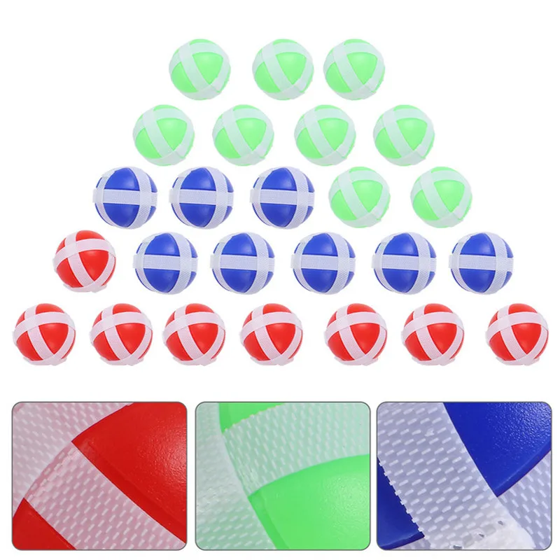 30Pcs Children Dart Balls Interactive Sticky Balls Sticky Balls Dart Game Accessories for Home School Children Gifts Outdoor Fun 3