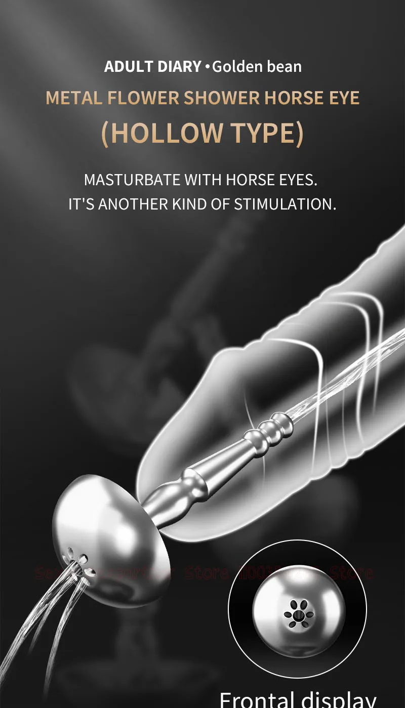 Male Stainless Steel Hollow Penis Urethral Stretching Expander Dilator Plug  Tool