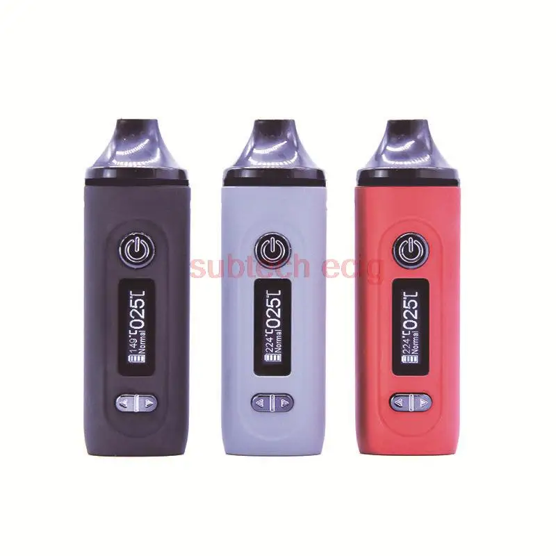 

Dry Herb Vaporizer Anix Gemini Herbal Starter Kit 2200mah Battery Tempreture Control OLED Screen E Cigarettes Vape Pen Kits