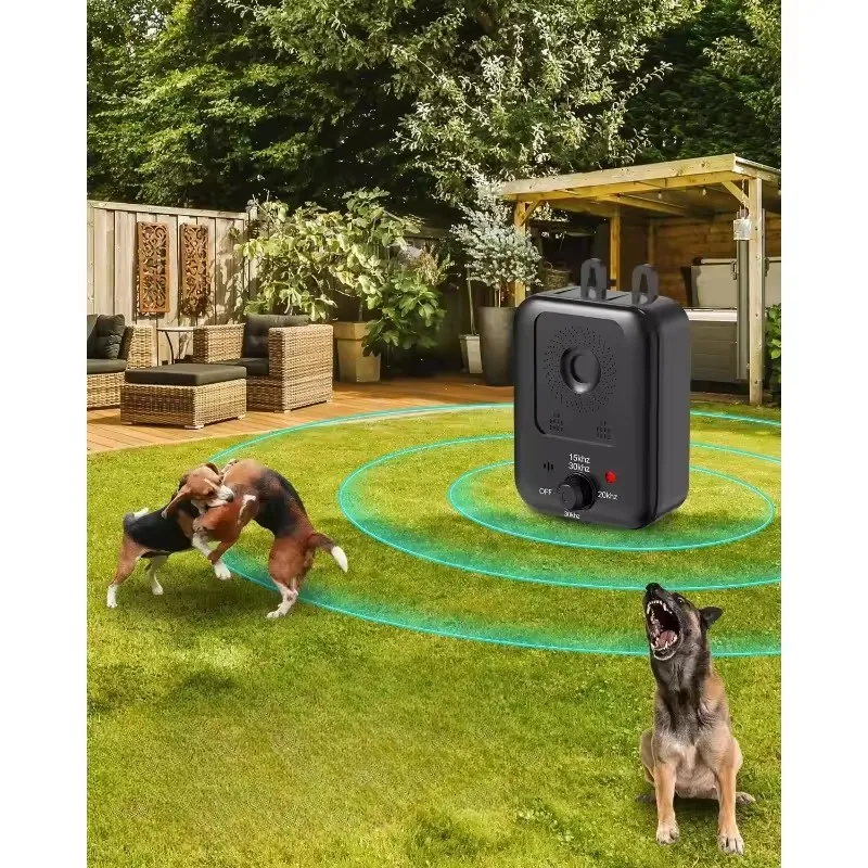 Anti-Barking Devices Smart Ultra-sonic Dog Bark Control Devices Waterproof Portable Dog Barking Deterrent for Outdoors