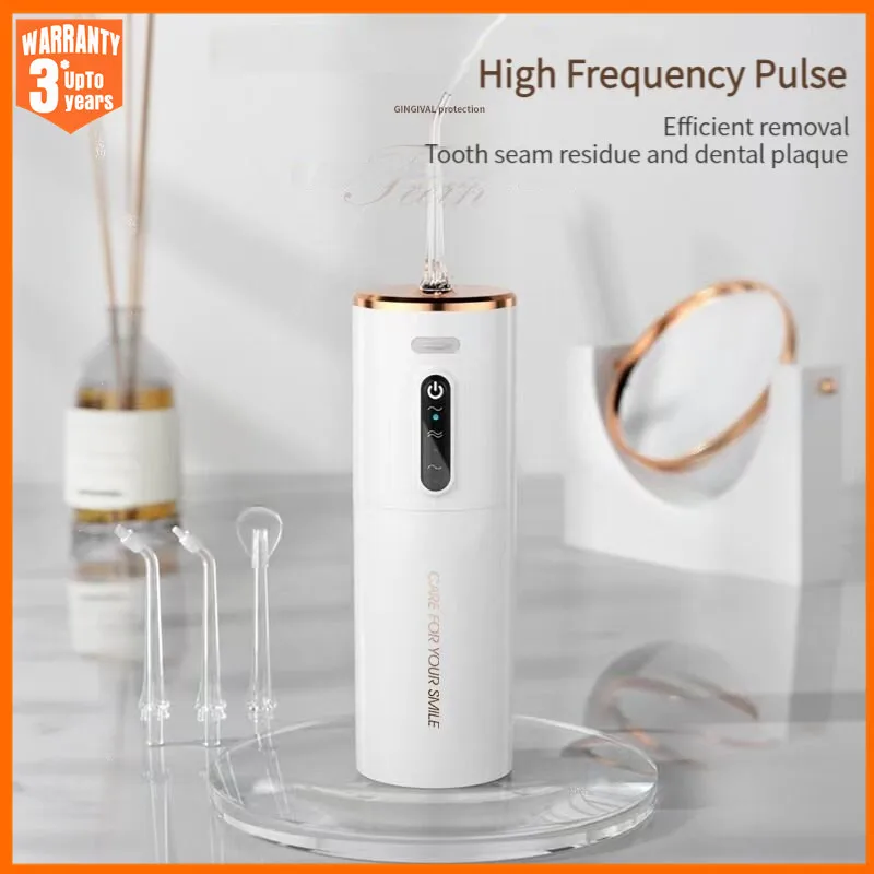 Oral Irrigator Portable Dental Water Flosser USB Rechargeable 280ML Electric Tooth Cleaning Device 3 Modes Waterproof Irrigator Oral Irrigator Portable Dental Water Flosser USB Rechargeable 280ML Electric Tooth Cleaning Device 3 Modes Waterproof Irrigator