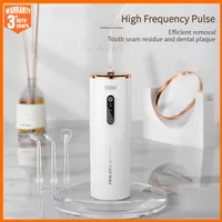 Oral Irrigator Portable Dental Water Flosser USB Rechargeable 280ML Electric Tooth Cleaning Device 3 Modes Waterproof Irrigator