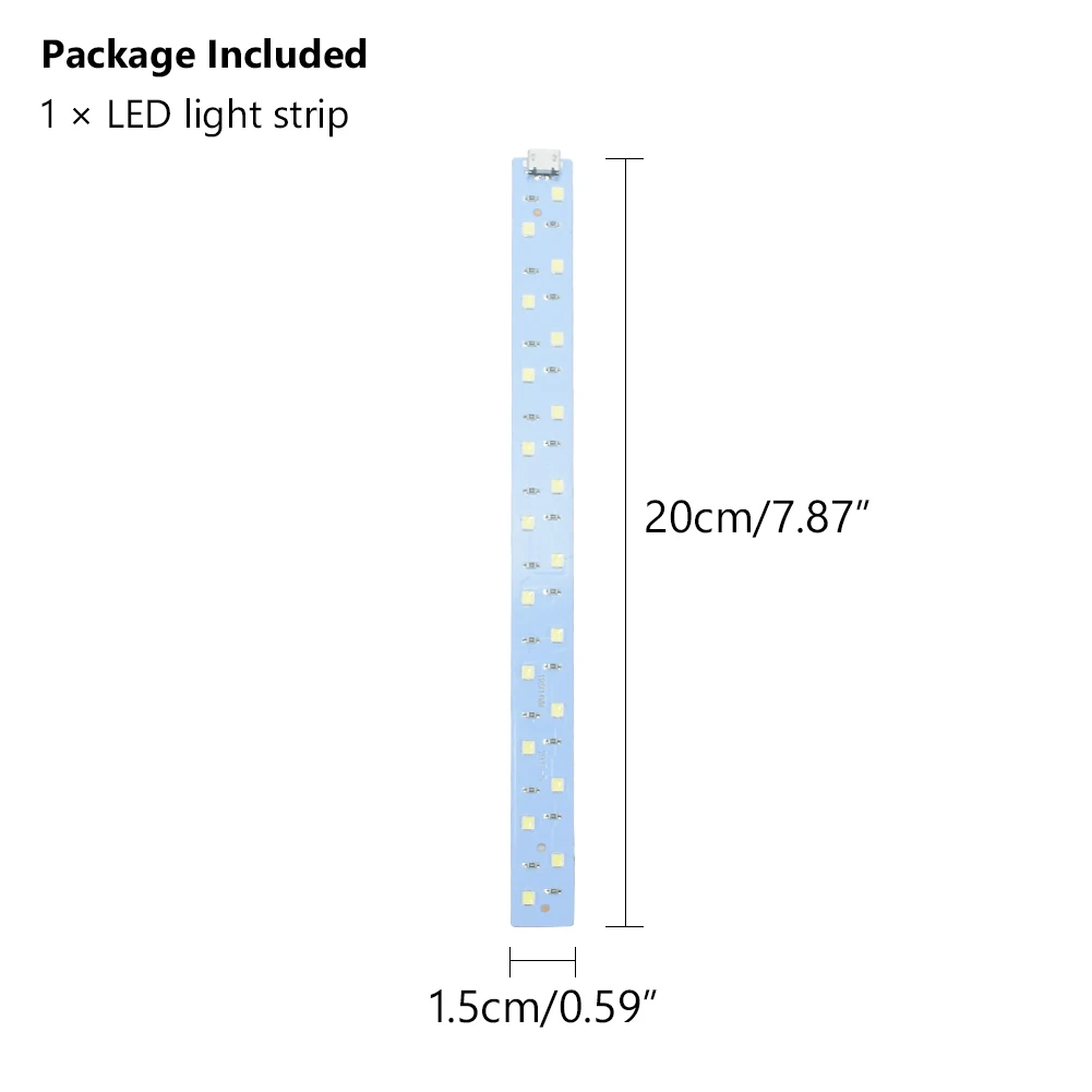 1PC Photography Accessories 20Cm Photo Studio Box Led Light Strip Bar Replacement 6500K Led Light Photo Studio Box Photobox