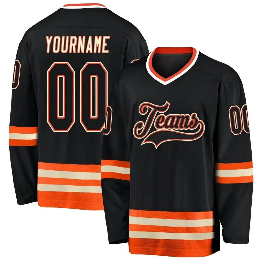 thumbnail image 1 of Camiseta de hockey sobre hielo personalizada, impresión personalizada de su nombre y número, camisetas de equipo, camisetas de entrenamiento de competición para hombres, mujeres y jóvenes, 1 of 5