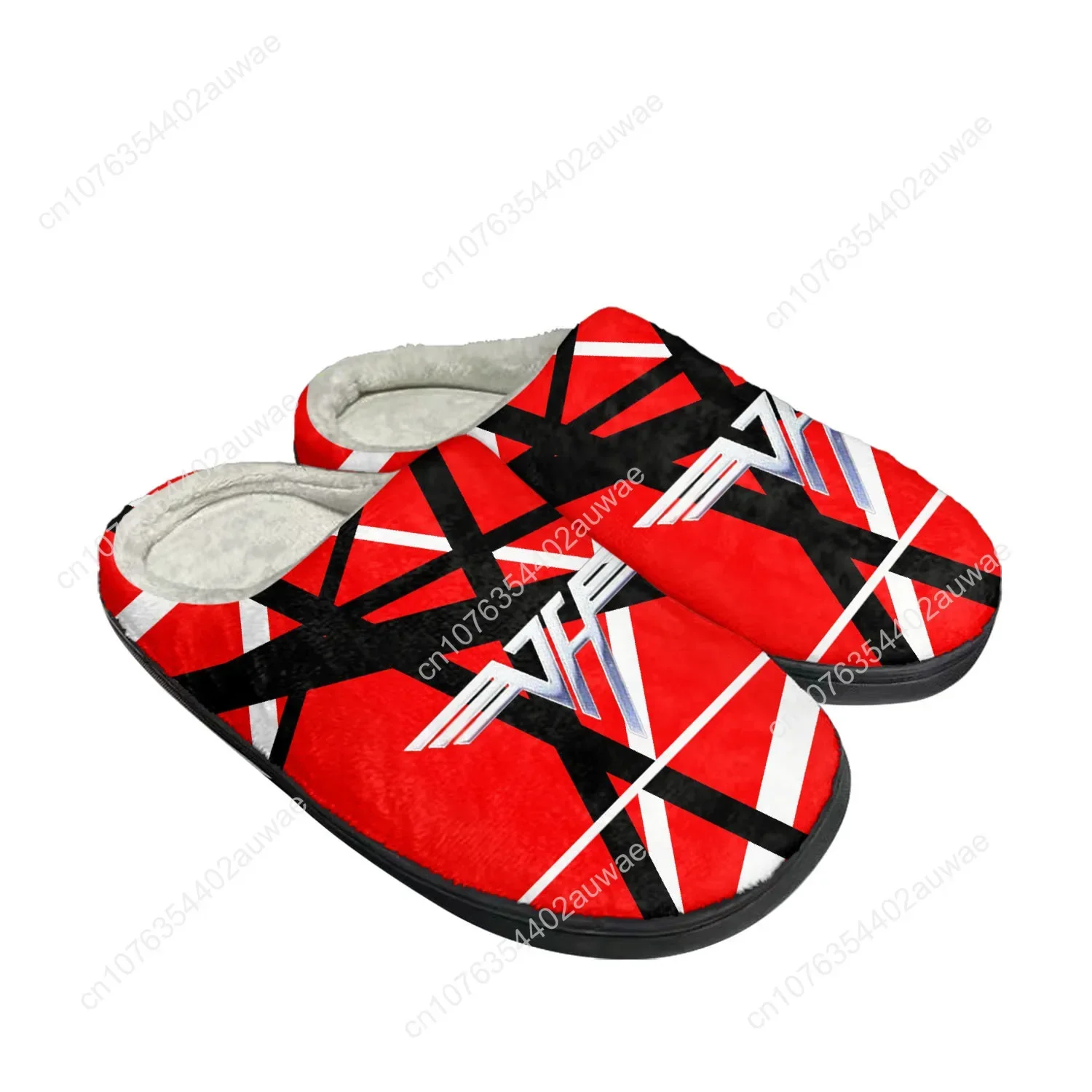 Van Evh 5150 Stripes Halen Home Cotton Slippers High Quality Mens Womens Youth Boy Girl Keep Warm Shoes Custom Thermal Slipper