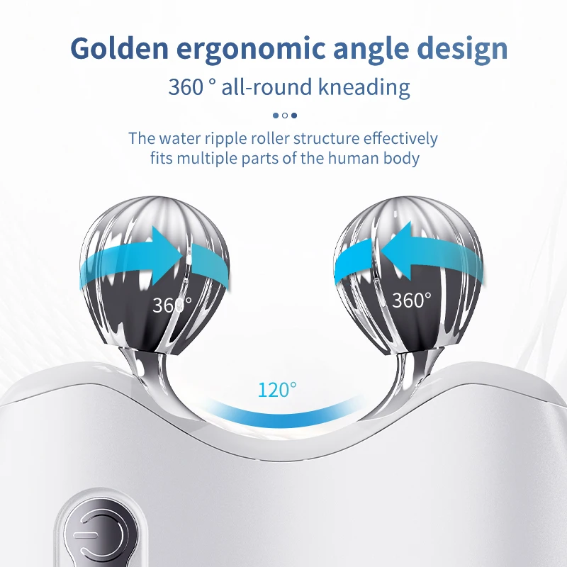 Face Rolling Massager EMS Face Slimming V Line Facial Lift Phototherapy Massager Wrinkle Remover Body Massager Skin Tightening 2