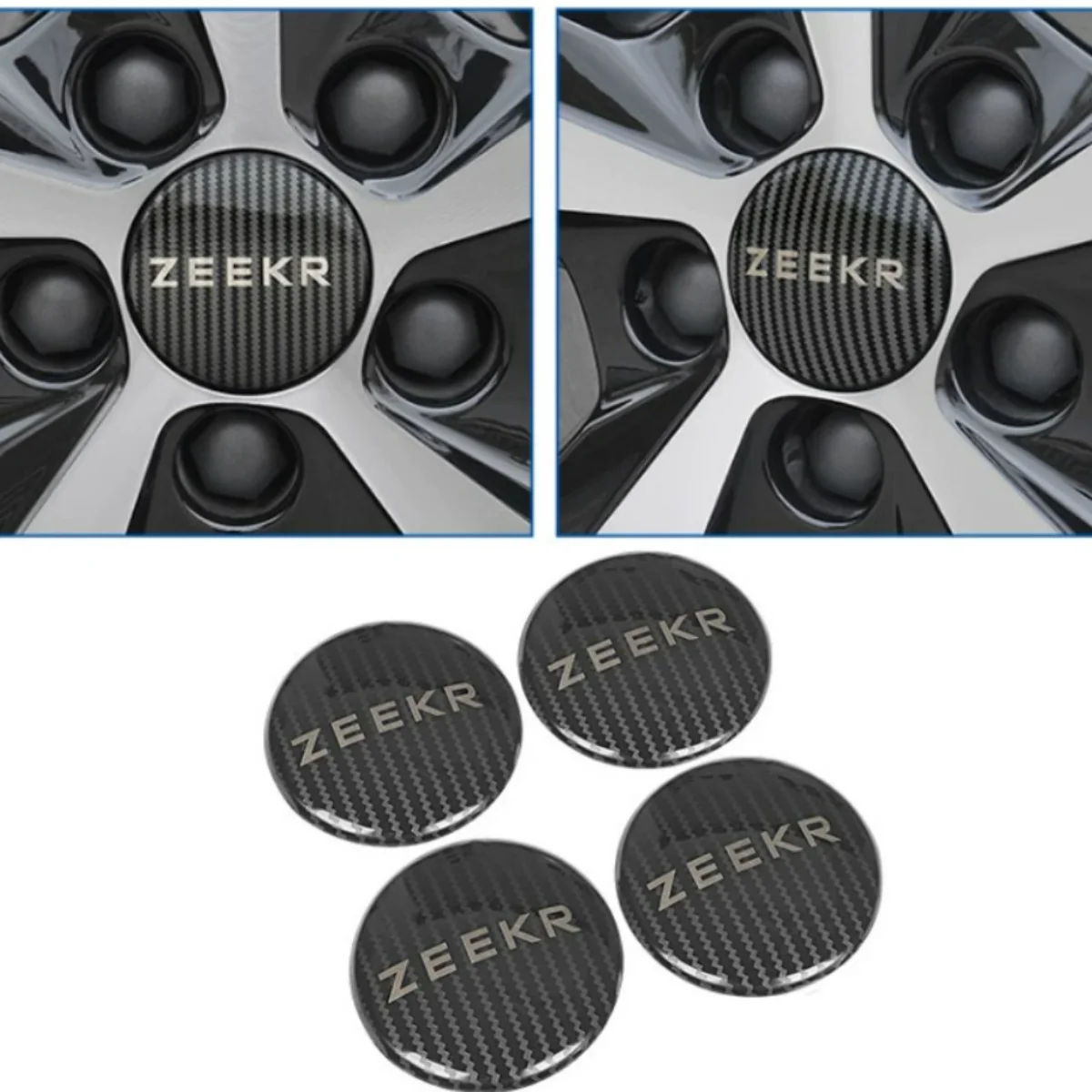 Geely Zeekr 001 2021-2023 ڵ   Ŀ Ʈ, η ƿ ׸ ׼, 4PCs/Ʈ