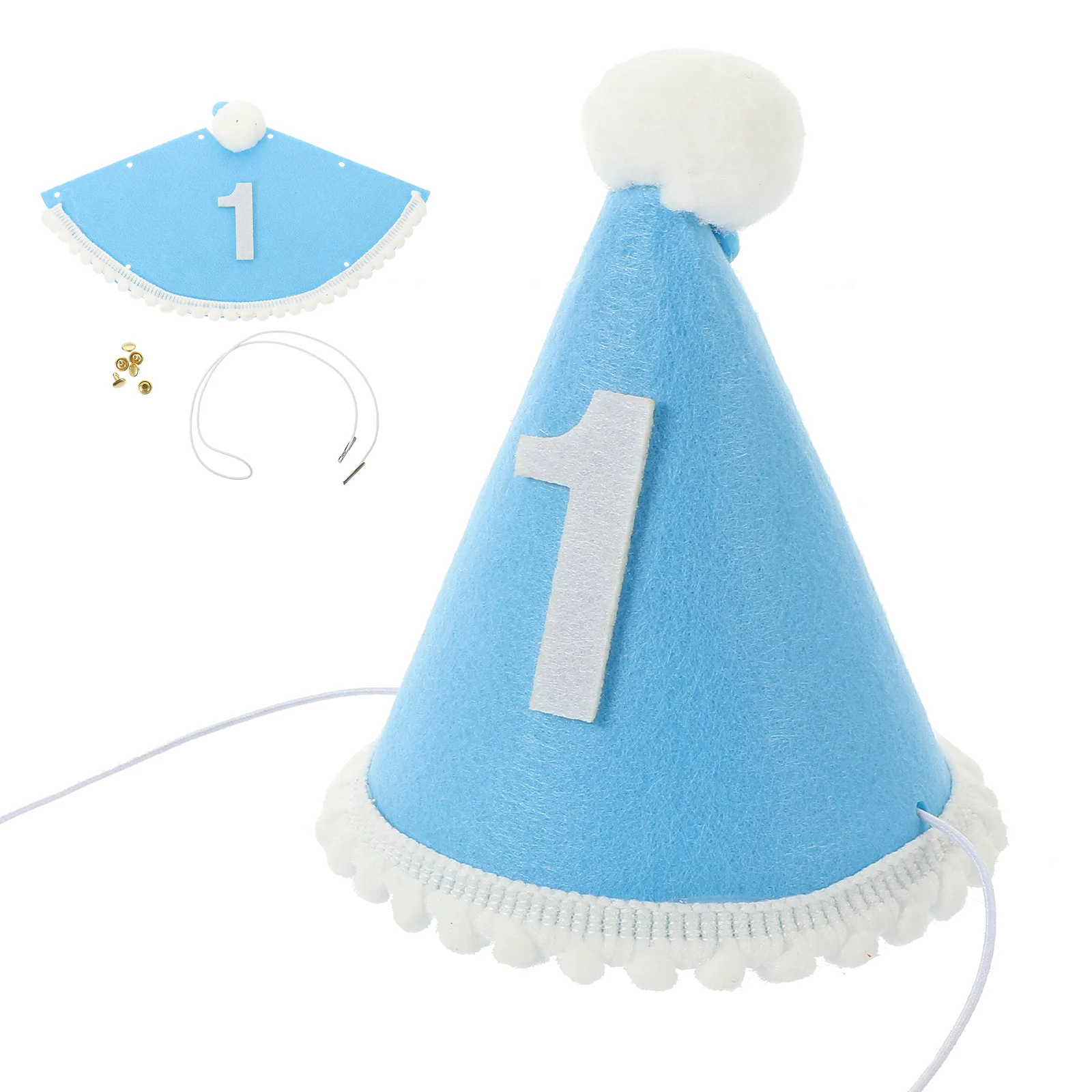 Moorle Cappello Corona Di Compleanno Con Numero – Blu, Per Bambini Ragazzi E Ragazze