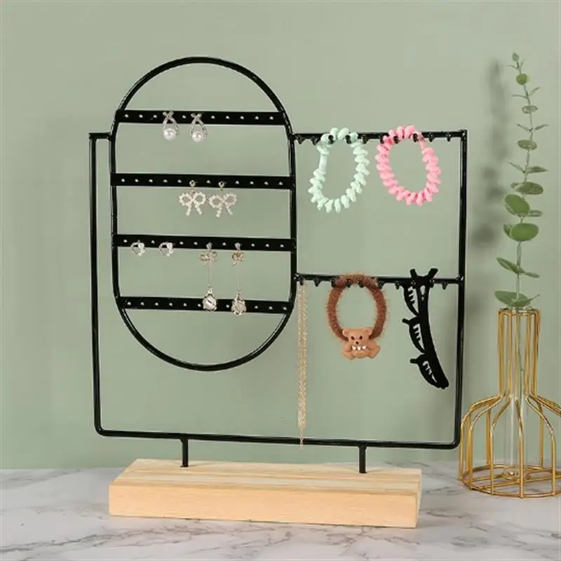 Steel Earrings Holder Jewelry Organizer Pendants Bracelet Jewellry