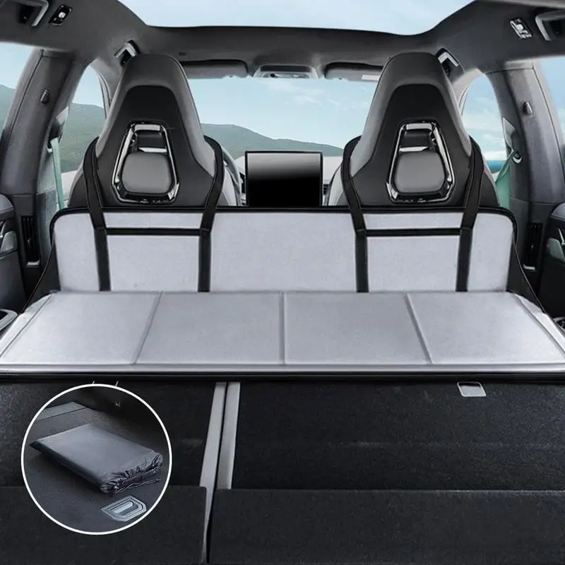 Car Back Seat Extender For Sleeping Car Back Seat Folding Bed Portable Travel Camping Mattress Foldable Travel