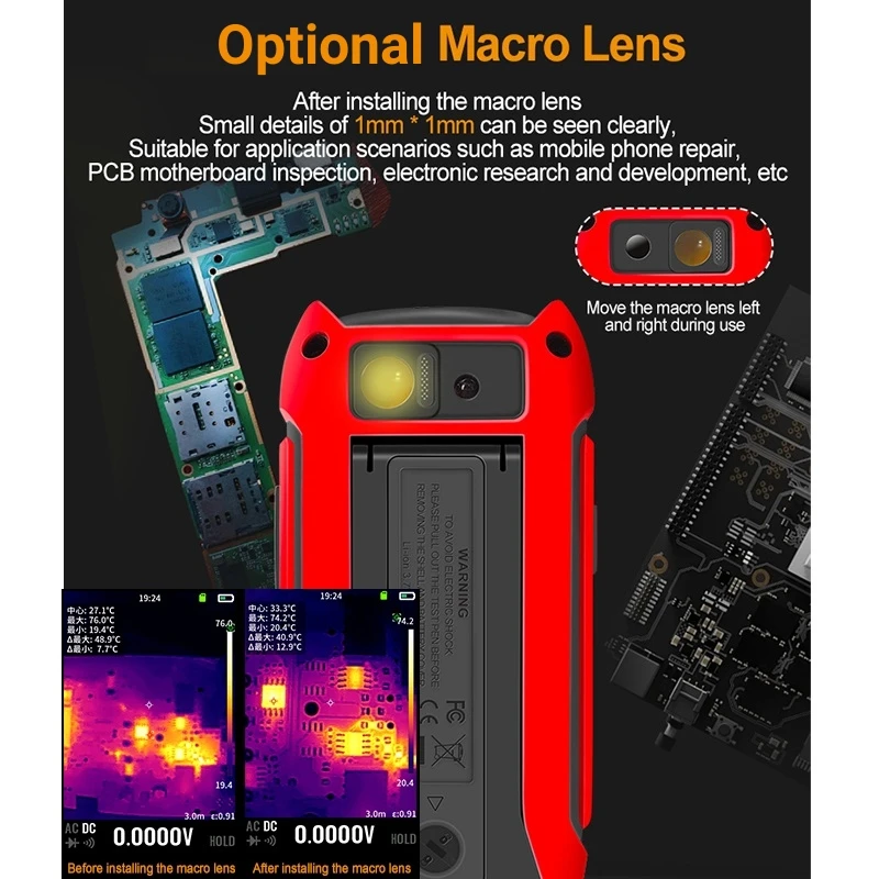 TOOLTOP ET15S Professional Thermal Imager 256x192 IR Sensor - Image 4