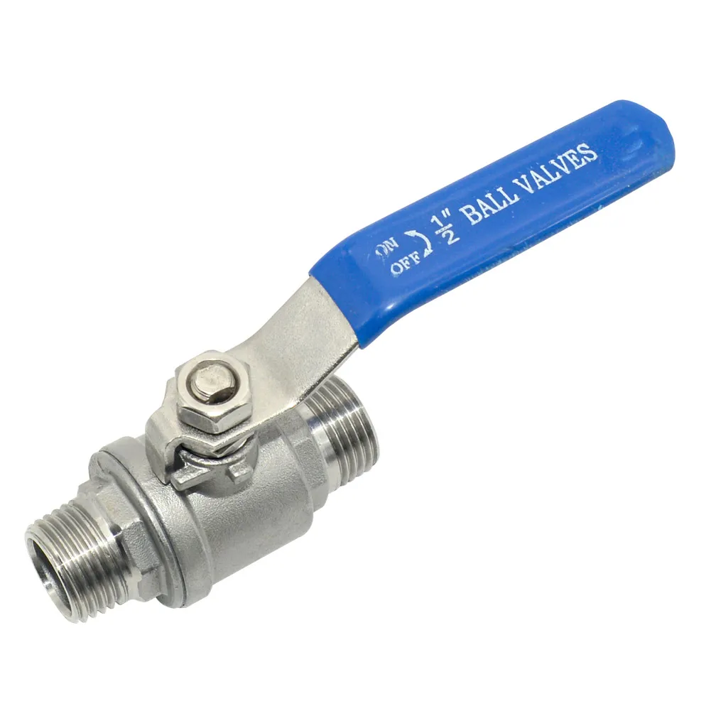 1/2" BSPT Female to Male 304 Stainless Steel 2-Piece Type Ball Amazon.com:  FIDALIKA 1PC 1/2" BSP Female-Male Thread 304 Stainless Steel Ball Valve