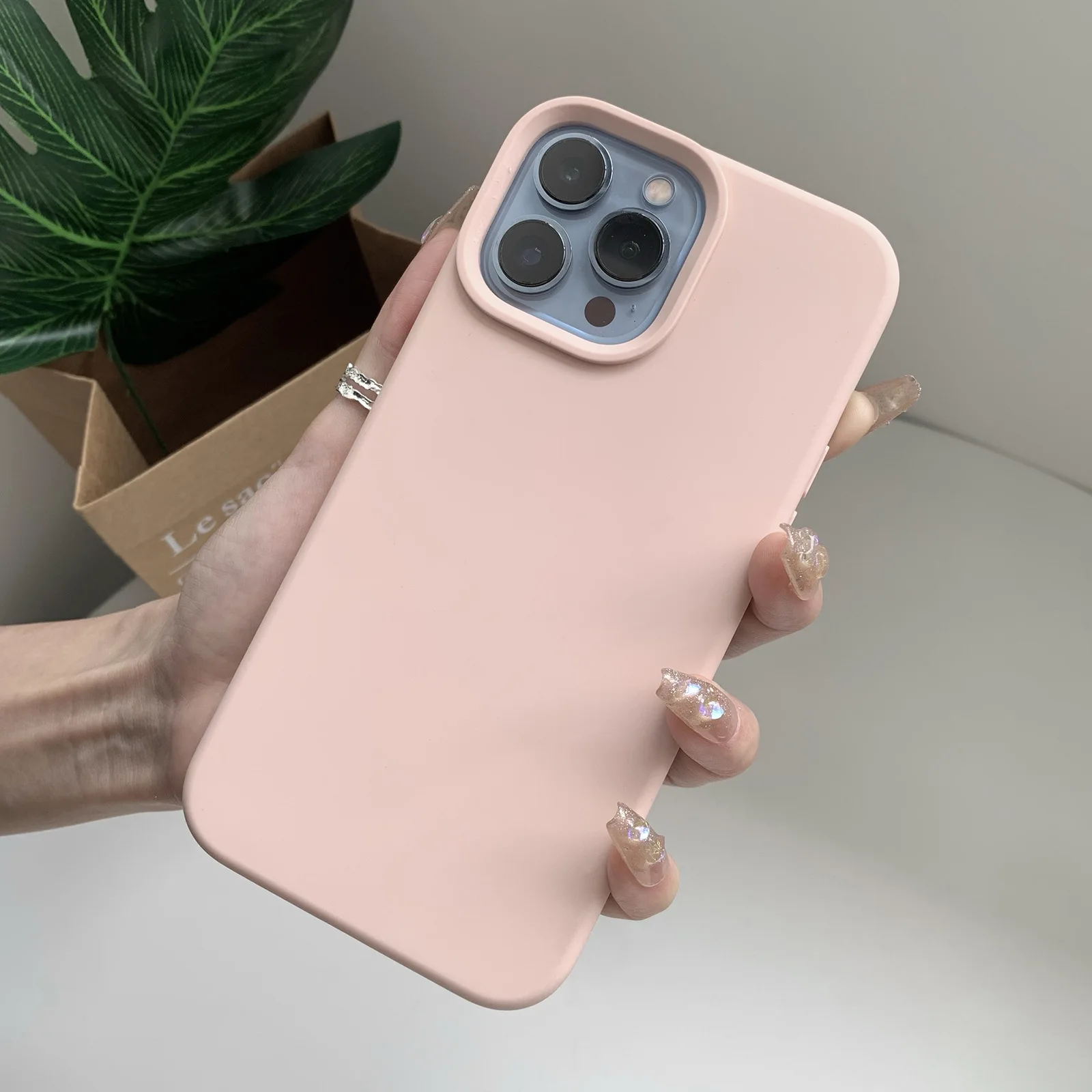 thumbnail image 1 of Liquid Silicone Case For Apple iPhone 15 14 13 12 11 Pro Max X XS XR 15 14 Plus Phone Original Official Style Protective Cover, 1 of 5