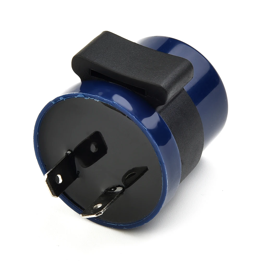 

Indicator Relay Light Parts Beeper Flasher Blue+Black Lighting Motorcycle Accessories 2 Pin Display LED Signal