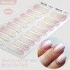 Harunouta Gradient Semi Cured Gel Nail Sticker Long-Lasting UV Nail Sticker UV/LED Extension Gel Nail Foil Gel Polish Full Cover 1