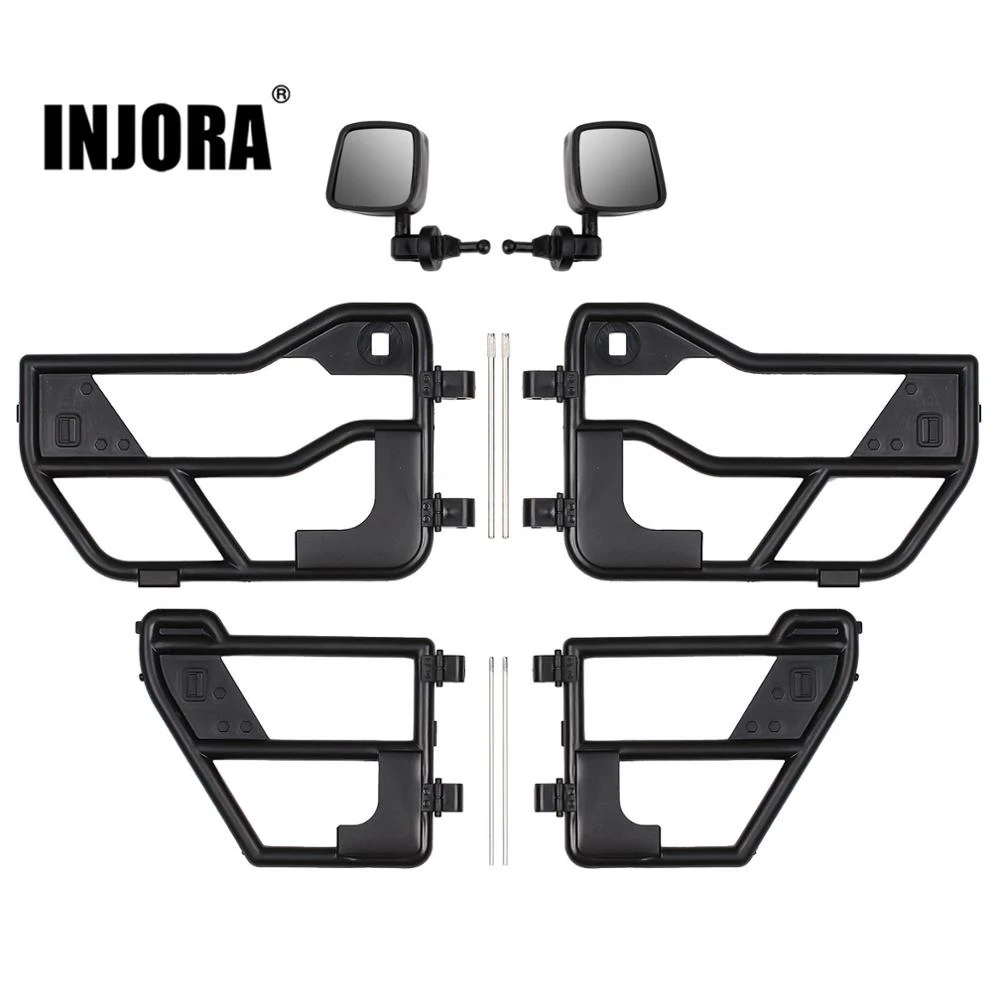 1/24 Scale RC Car Side Mirrors For Axial SCX24 AXI00005 Crawler - Realistic PVC Upgrade Parts For Model Truck