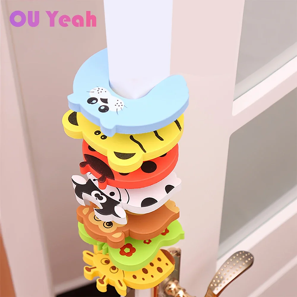 Door Stopper 10Pcs Baby Safety Furniture Protection Card Child Lock