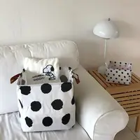 Laundry Basket Cotton and Linen Dirty Clothes Laundry Foldable Basket Storage for Children Toy Household Sundries Storage 4