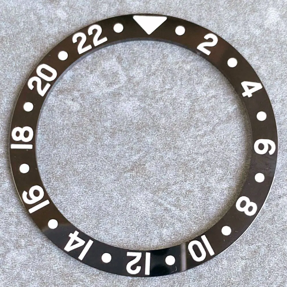Premium Diving Ceramic/Aluminum Bezel Insert - High-Quality 1 PCS, 36.5mm*29.2mm