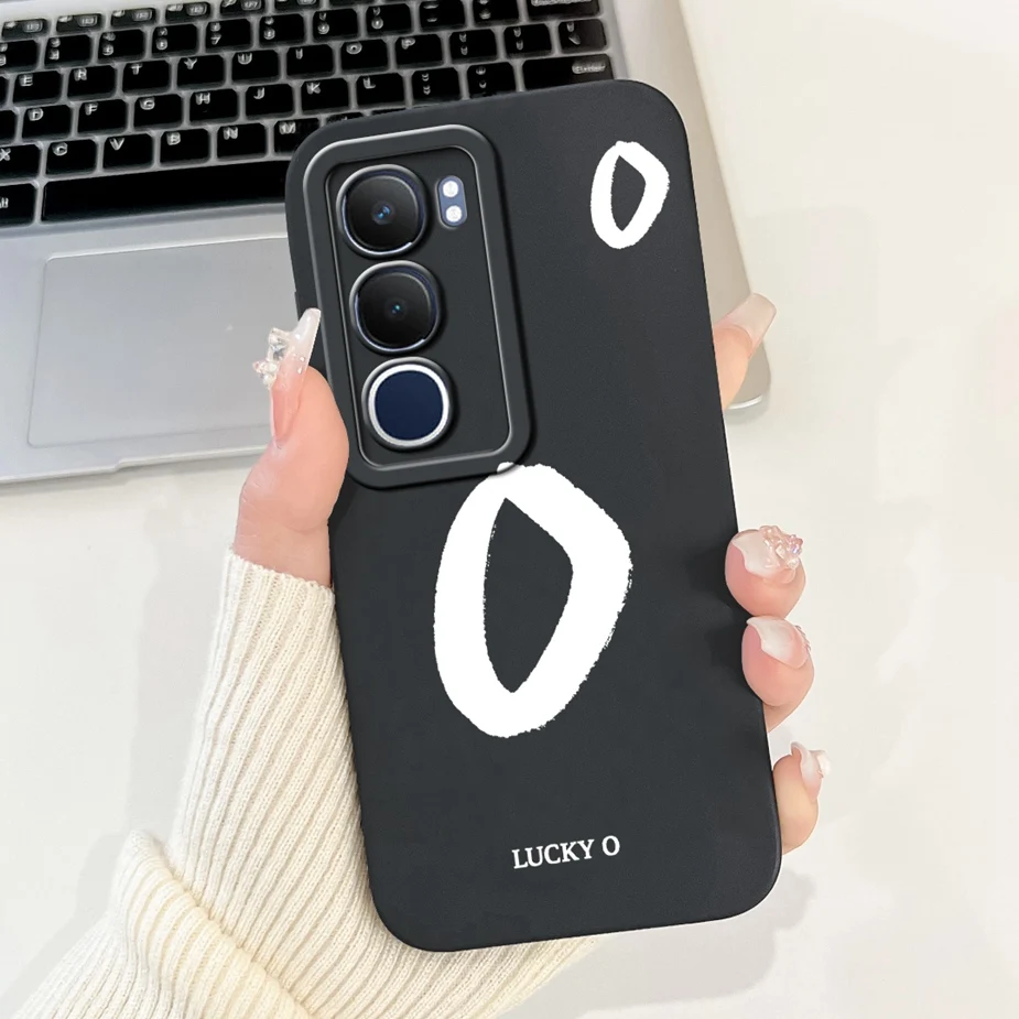 Luxury Lucky Letters Shockproof Soft TPU Phone Case Cover