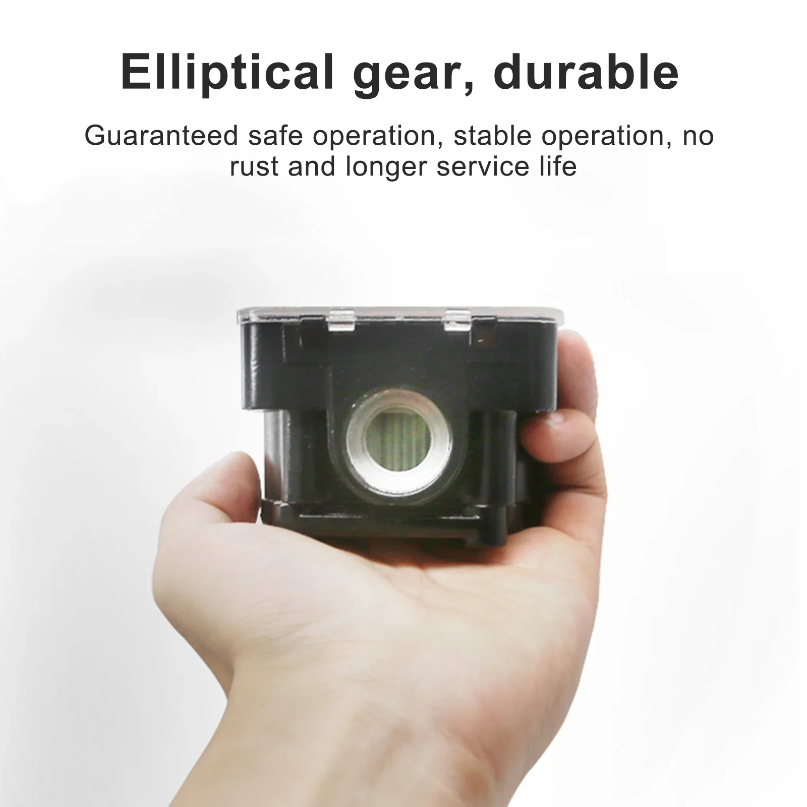 Digital Oval Gear Flow Meter High Precision LCD Display Flowmeter Flow Sensor Co