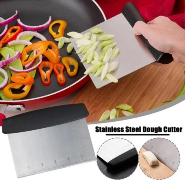 Plastic Pastry Dough Scraper Cutter Kitchen  Dough Cutter Scraper  Stainless Steel - Baking & Pastry Tools - Aliexpress