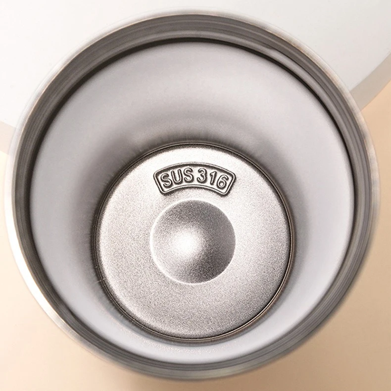 Stainless Steel Insulated Coffee Cup with Straws