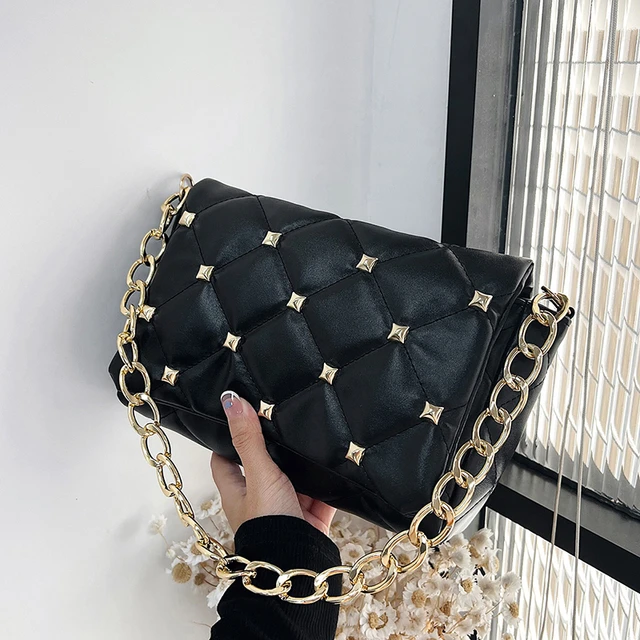 Luxury Gold Chain Shoulder Bags Fashion High Quality Shoulder Purses And  Handbag Women Clutch Bags Ladies Hand Bag - AliExpress