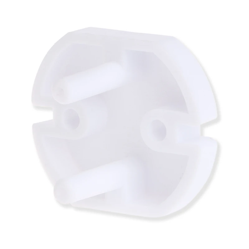 10PCS Baby White Electric Socket Outlet Plug for Protection Security Safety Child Two Phase Safe Lock Cover Kids Sockets