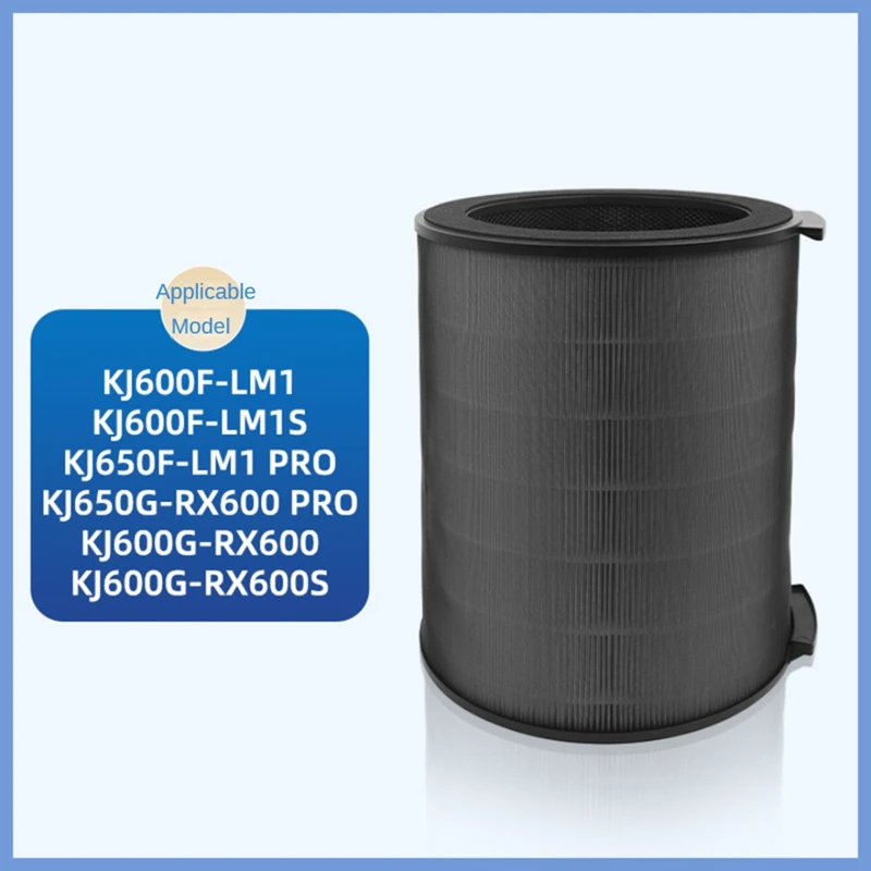 

Replace Filter For Midea KJ600F-LM1/KI600F-LM1S/KJ650F-LM1 PRO/KJ650G-RX600 PRO/KJ600G-RX600/KI600G-RX600S Air Purifier Durable