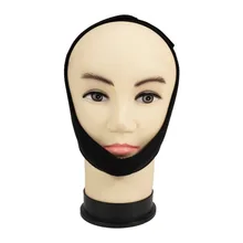 

1pc Shin Guard Solid Black Triangular Anti-snoring Belt Chin Dislocation Fixed Headband Edging Auxiliary Protectice Gear