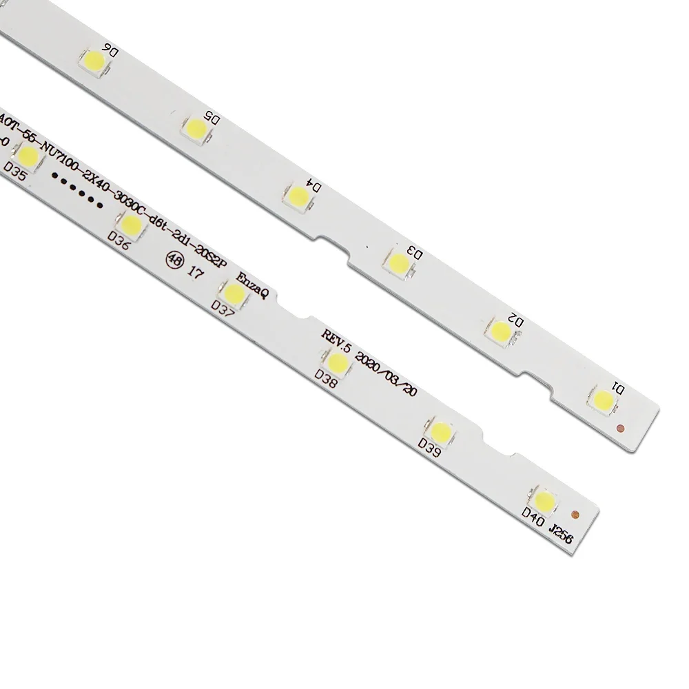 10pcs/Lot LED Backlight Strip for Samusng 55NU7100 UE55NU7300 UE55NU7100 UN55NU7100 AOT_55_NU7300_NU7100 BN96-45913A BN61-15485A