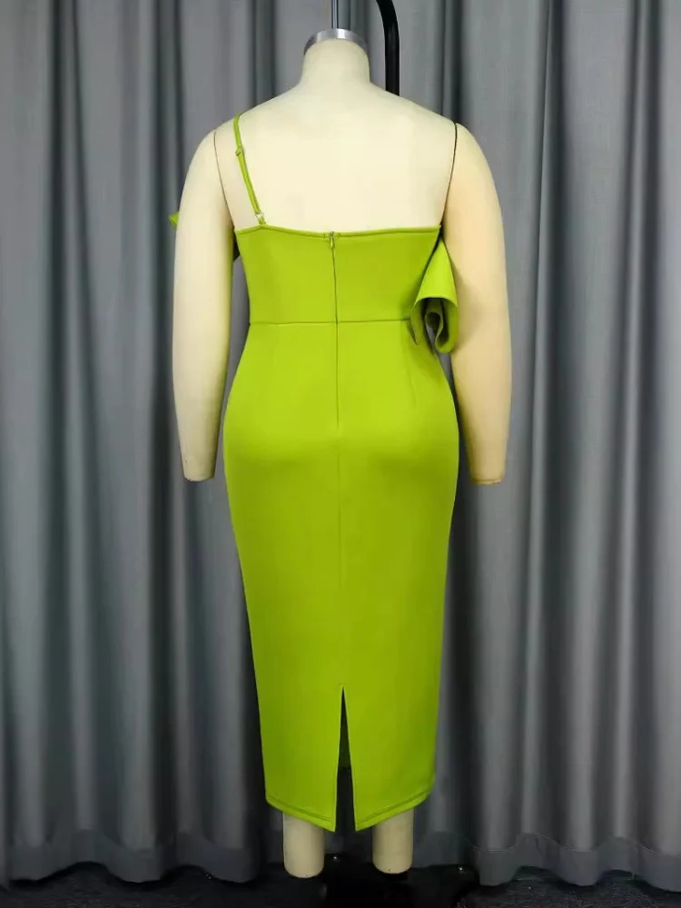 Wmstar Dress Women Wholesale New Solid Color Sexy Halter with A Layered Party High Waisted Dresses Summer 2025 One Pieces