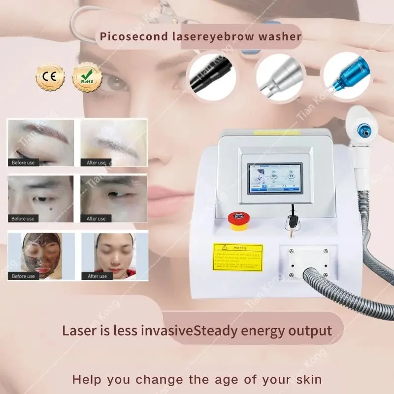 

Best Sellers Laser Beauty Machine Portable Q-switch ND YAG Laser Tattoo Removal Pigmentation Removal Carbon Peeling Machine