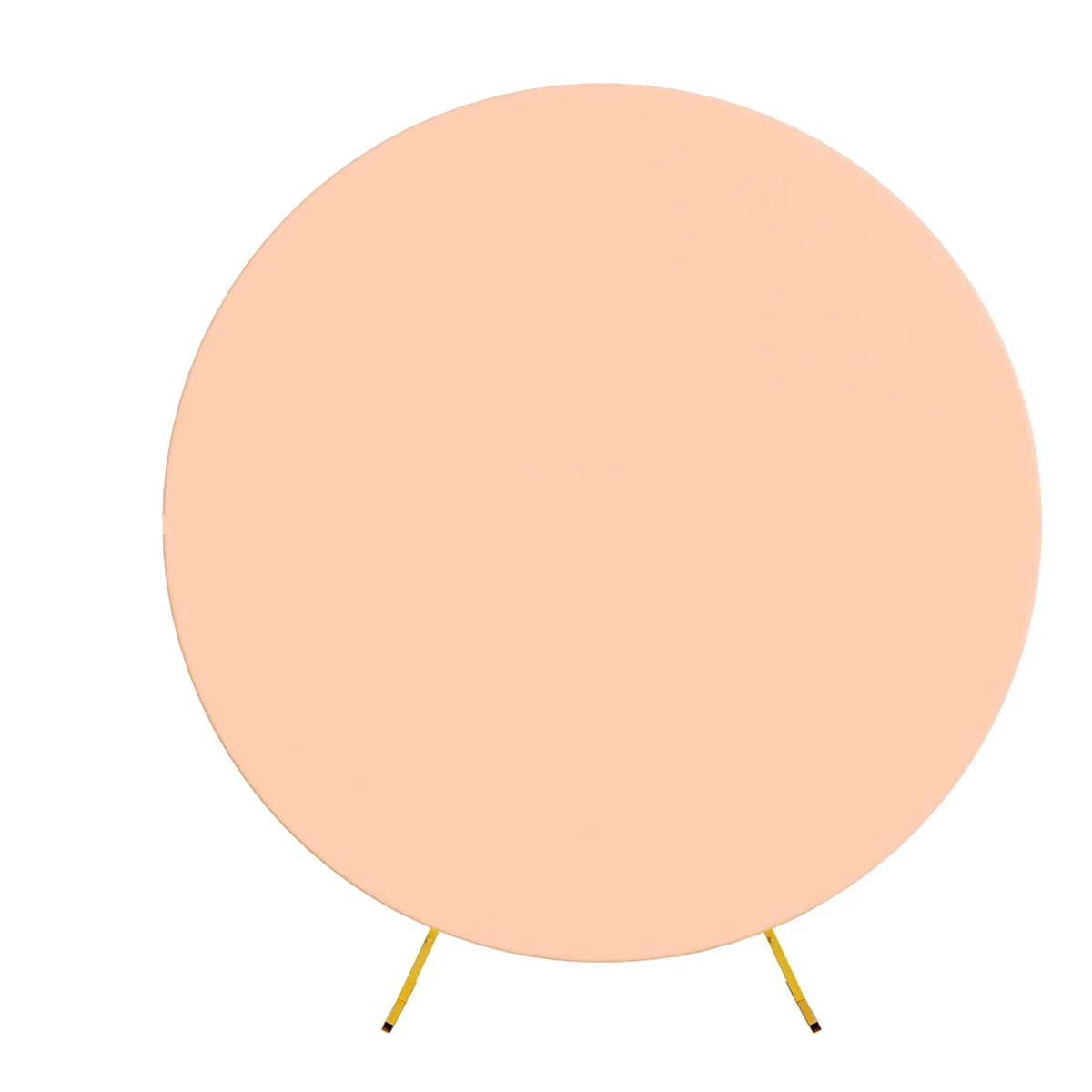 Elegant Round Backdrop Cover for Events – Versatile Elastic Photo Background Decor (Without Stand)