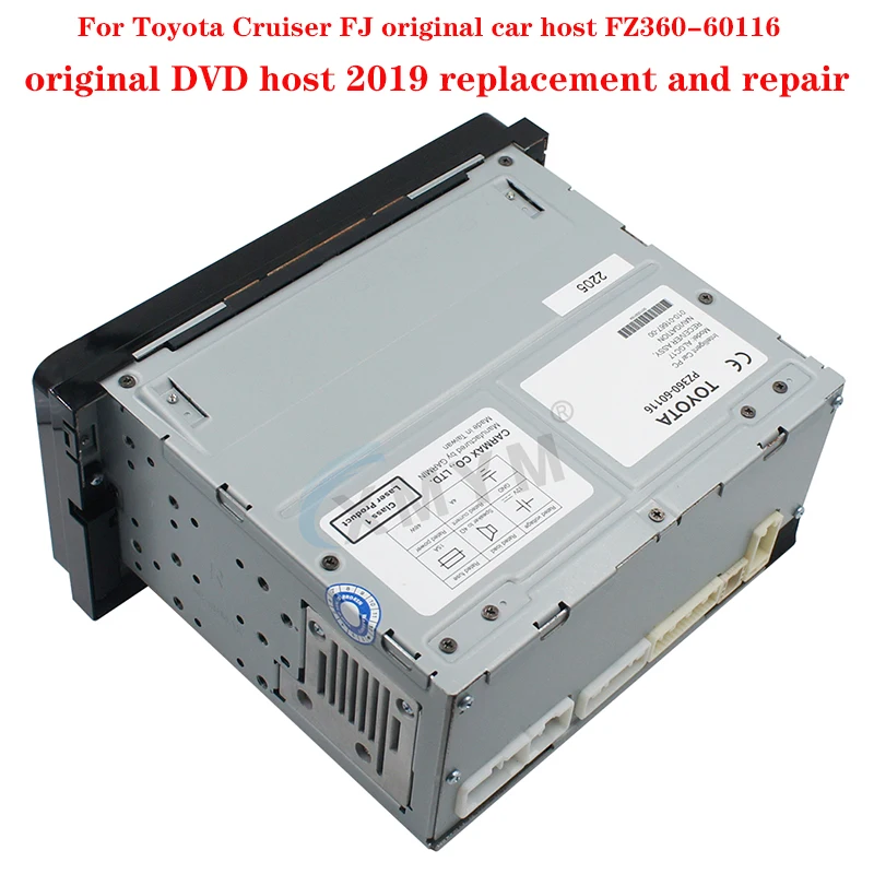 Für toyota cruiser fj original auto host FZ360-60116 original dvd host 2019 ersatz und reparatur