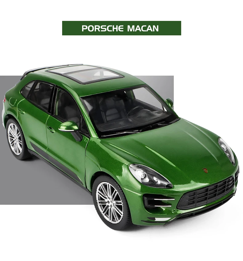 Porsche Macan SUV 1:24 Ölçekli Model Araba 