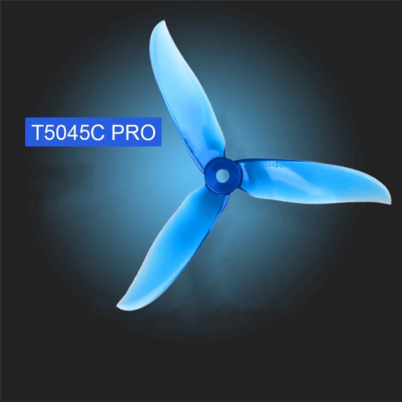 APPLIA-8Pcs T5045C PRO 프로펠러 트라이 블레이드 FPV 프로펠러 4CW + 4CCW FPV 프리 스타일 드론 쿼드 콥터 부품