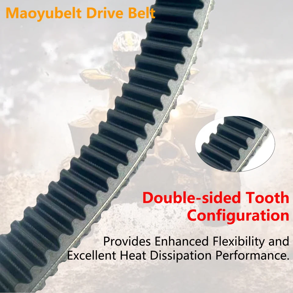 Maoyubelt Drive Belt Replacement For Kymco Scooters - Fits Downtown 300/350, Shadow, J300