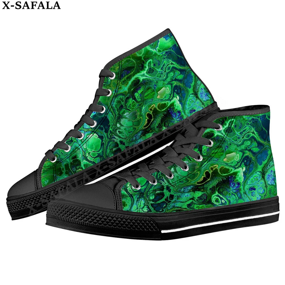 

Hippie Psychedelic Colorful Trippy Men Vulcanized Sneakers High Top Canvas Shoes Classic Design Men Flats Lace Up Footwear-7