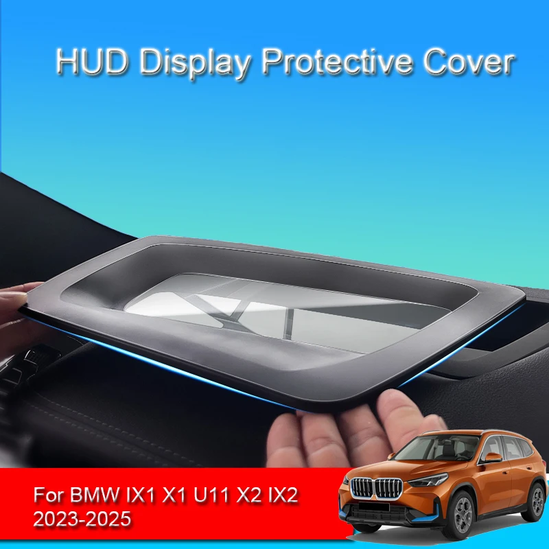 

Автомобильный защитный чехол для дисплея HUD для BMW IX1 IX2 X1 U11 X2 2023-2025, дисплей на лобовое стекло, отражающий проекционный экран, пылезащитный