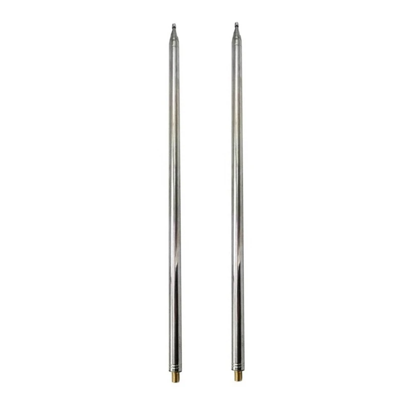 

2Pcs 5.6 Meters 201 Stainless Steel Whip Antenna Pull Rod Accessories For HF Radio Positive V Antenna GP Antenna DIY M10