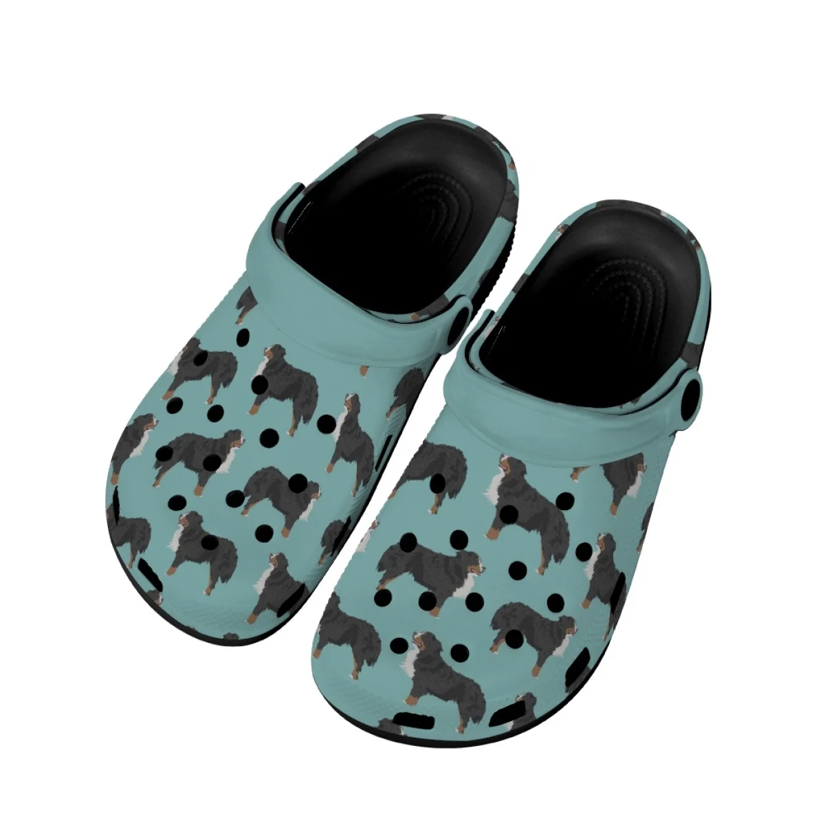 Lovely Bernese Mountain Dog Design Summer Women's Sandals Flats Casual Garden Shoes Woman Home Bathroom Slides Girls Slippers
