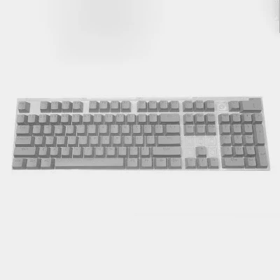 FANGCHENG Keycaps Pudding Keycaps Volledige 104 Doorschijnende Scrub Keycap Compatibel Met Mechanisch Toetsenbord Rubber Keycaps Color Black