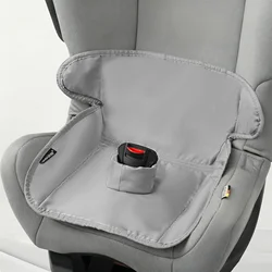 Portable Child Seat Cushion with Anti - Slip Design for Dining and Travel Use (Gray)