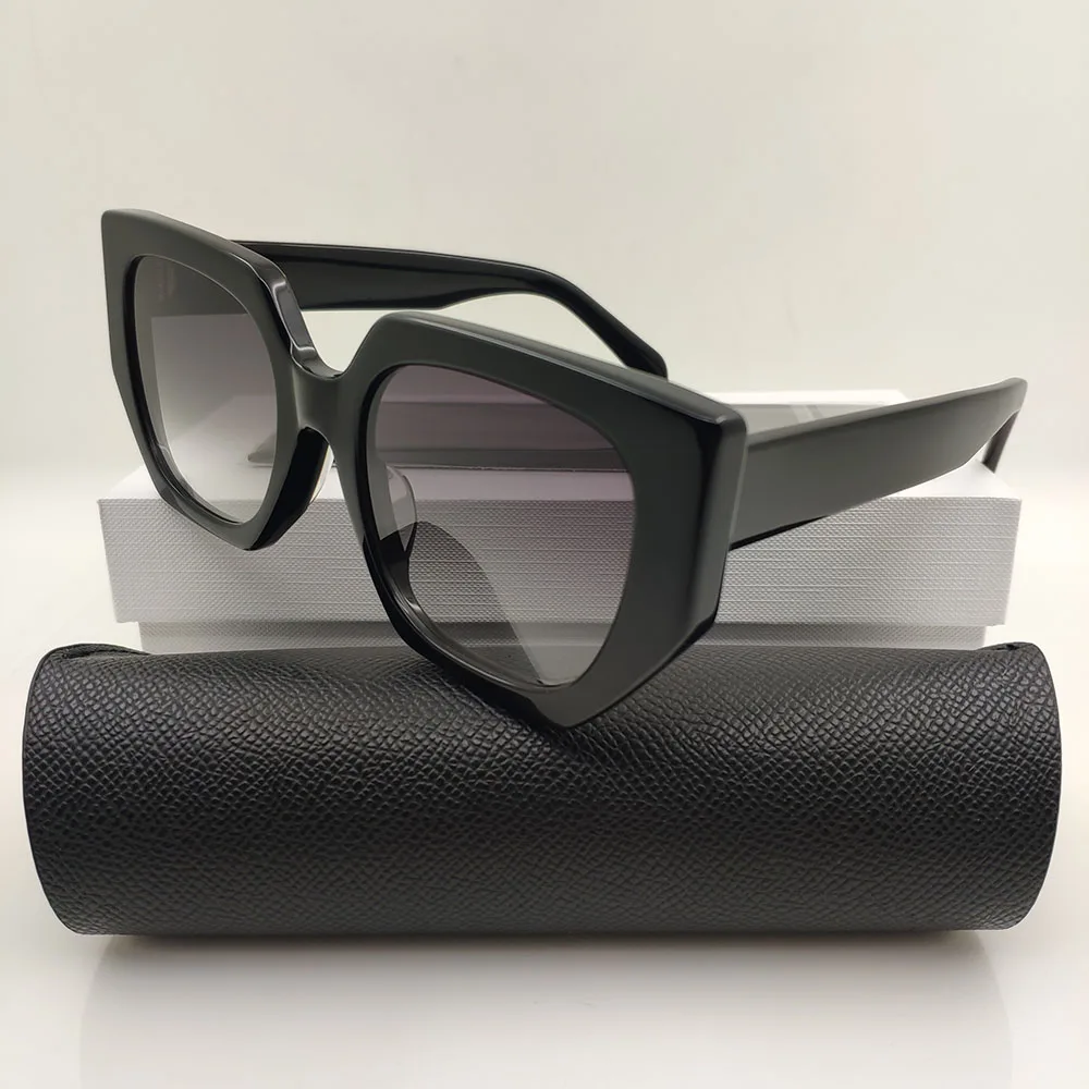 

Очки солнцезащитные женские классические, ацетатные модные брендовые дизайнерские странные солнечные очки в стиле стимпанк, в винтажном стиле