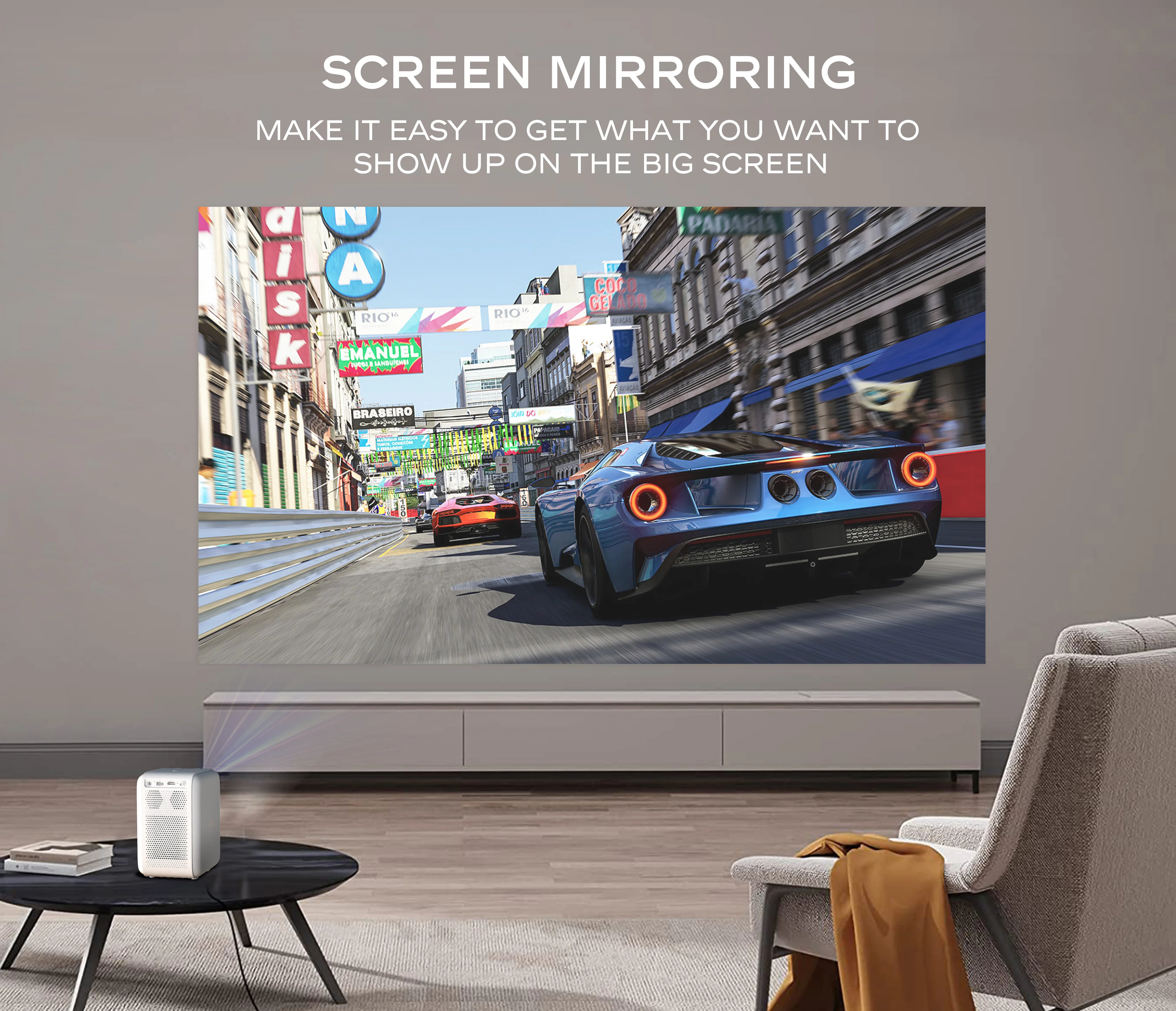 MECOOL KP2 LED Mini Projector 1920x1080 Pixels 600 ANSI HDMI-compatible Linux USB Audio Portable Home Media Video VS KP1 1080P