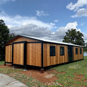 2 3 4 Bedroom Folding Room Prefabricated Homes Mobile Tiny House 20ft 40ft Luxury Expandable Container House Garden Rooms Cabins
